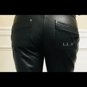 Women Premium Natural Leather Motorcycle Pants